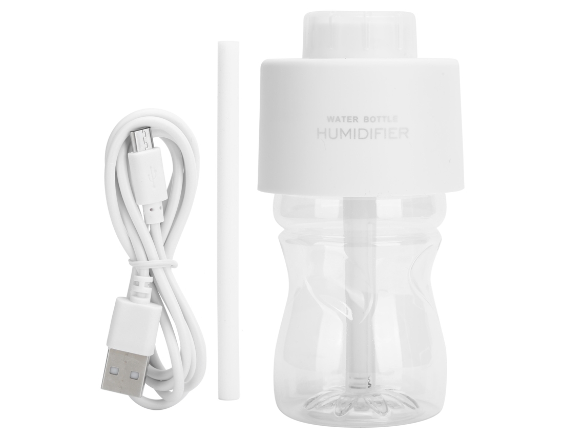 Mini humidificador portátil para coche de 250 ml con tapa y USB