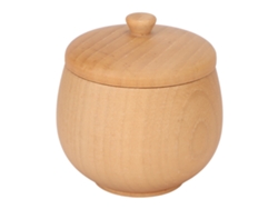 Tarro De Madera Para Especias De Azufaifo Japonés, A Prueba De Polvo, Con Tapa Clásica Para La Cocina.