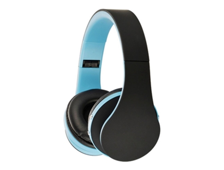 Auriculares Bluetooth Sobre la oreja con micrófono Plegable y liviano Modo Mp3 y radio FM para teléfonos celulares Laptop TV