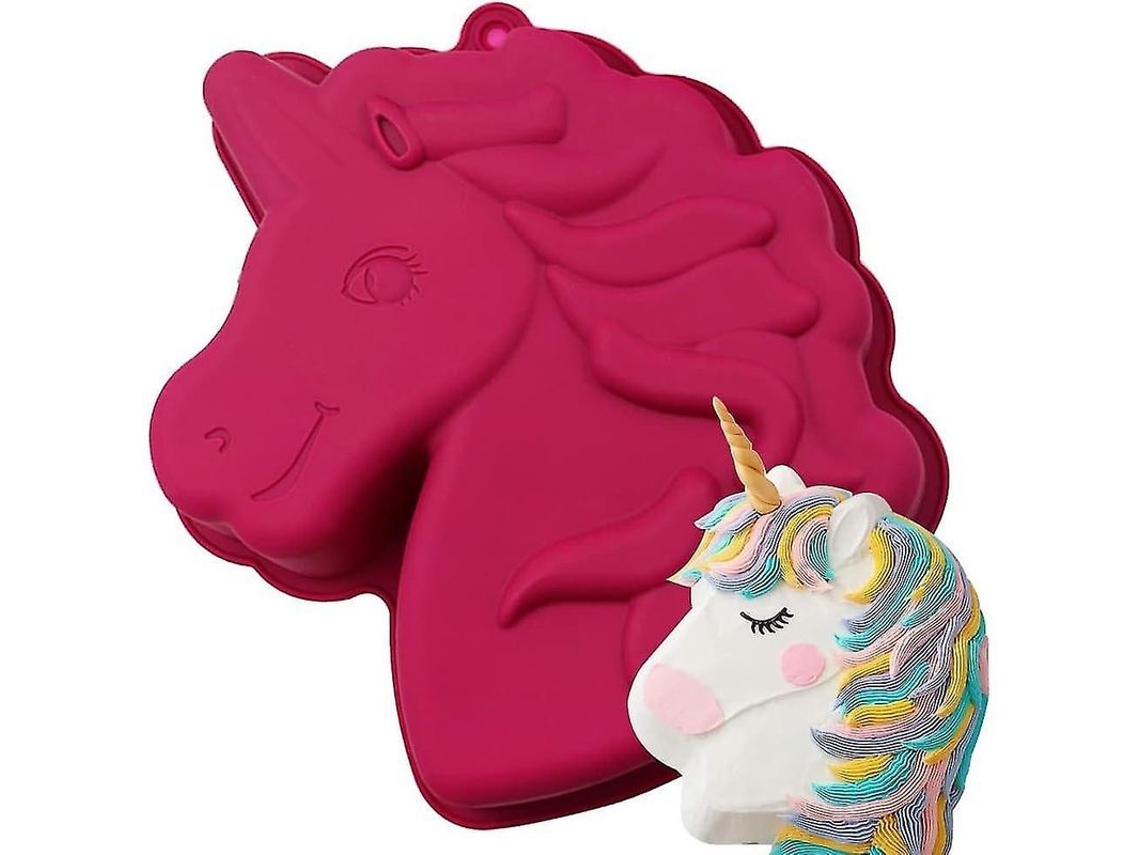 Molde De Silicona De Unicornio Para Pasteles, Mousse, Chocolate, Gelatina, Postres, Cumpleaños