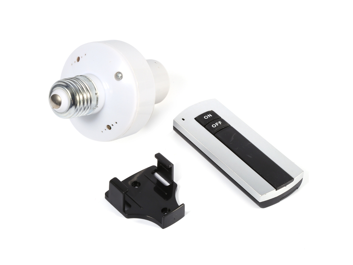 Portalámparas con mando a distancia inalámbrico E27 220v