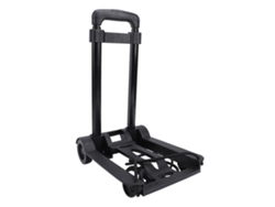 Carro De Mano Plegable Con Cuerda Elástica Plataforma Rodante Para Viaje Transporte Manejo Compras 30kg Carga