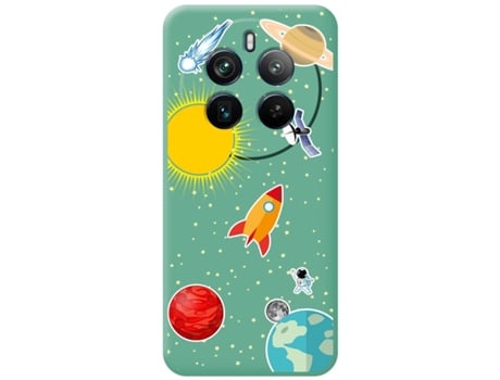 Funda Diseño Espacio para Realme 12 Pro 5G / 12 Pro Plus 5G TUMUNDOSMARTPHONE Silicona Líquida Verde