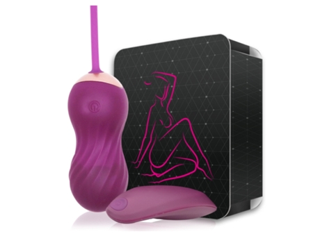 Huevo Vibrador Femenino Inalámbrico Juguetes Sexuales para Mujeres y Parejas Púrpura BISBISOUS