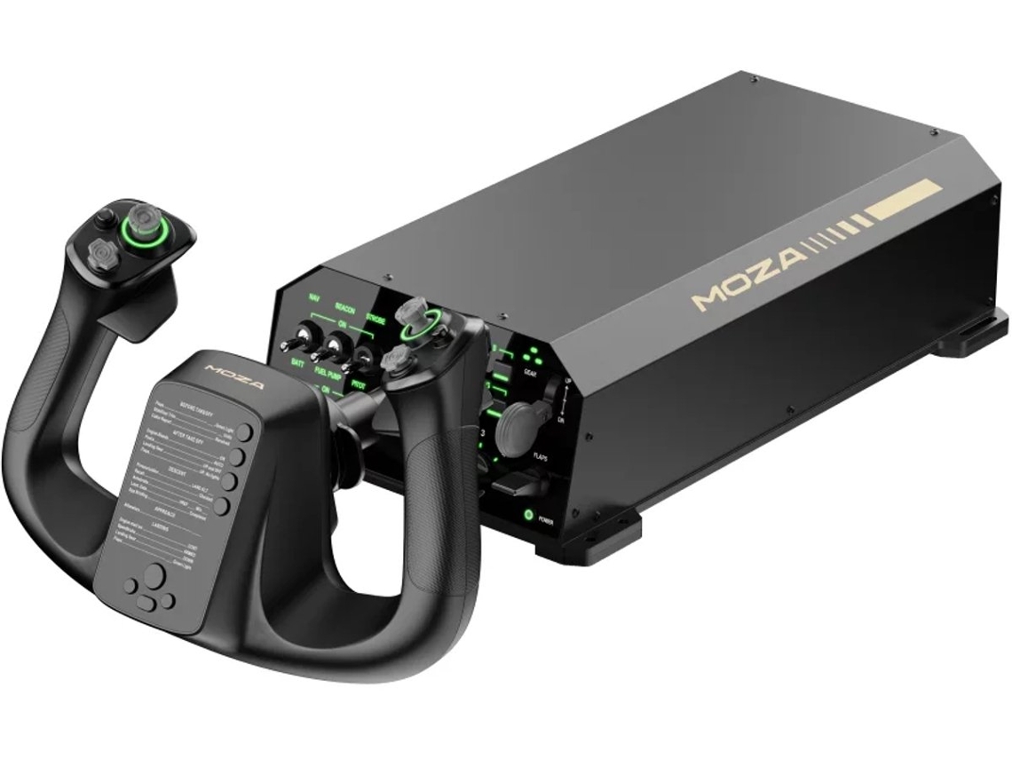 Conjunto De Control De Vuelo Moza Racing Mfy Yoke + Base Ay210 – Pc