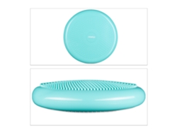 Almofada De Equilíbrio Relaxdays, Peso Máx. 140 Kg, Bomba De Ar, Almofada De Assento Fitness, Verde Menta