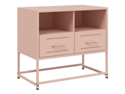 Maison Exclusive - Mueble Para Tv De Acero Rosa 68x39x60,5 Cm