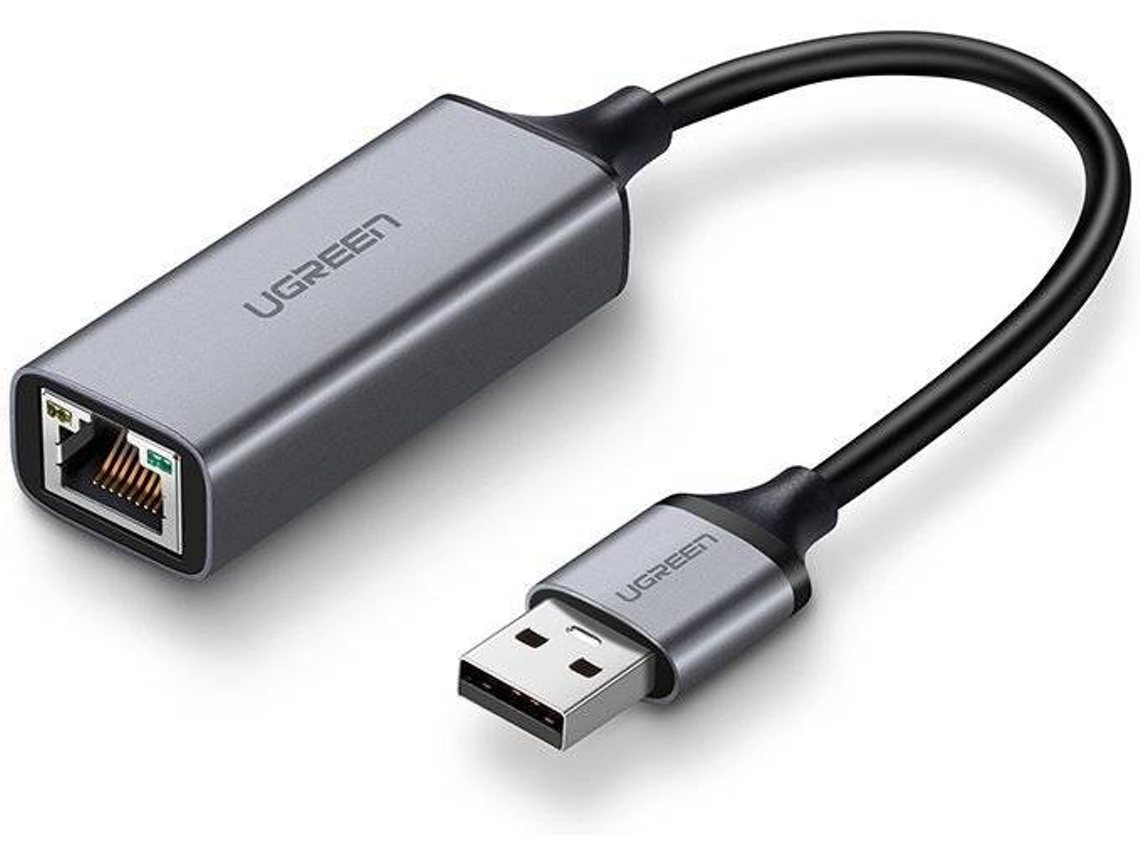 Adaptador UGREEN (USB, Ethernet - Verde)