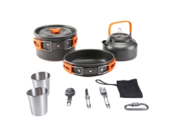 Juego de cocina de camping ligero de aluminio (3 piezas)