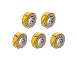 Fita Métrica Flexível Portátil De 5 Peças Para Medição Corporal E Costura.