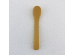 (amarillo Jengibre) Cuchara De Silicona Para Bebé Con Mango Largo, Sin Bpa, Diseño De Cuchara Para Alimentación De Bebés.