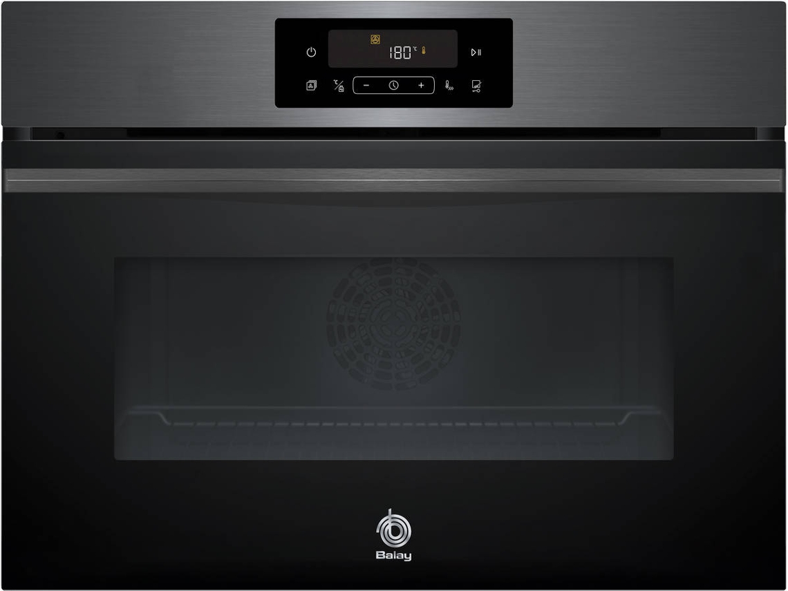 Horno BALAY 3CB4821G3 (47 L - 59,4 cm - Hidro + Pirolítico - Grafito)