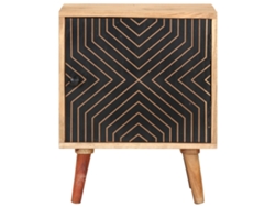 Maison Exclusive - Mesita De Noche De Madera Maciza De Acacia 40x30x50 Cm