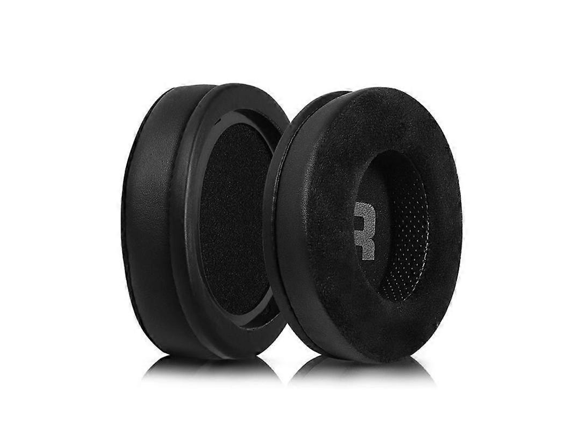 1 par de almohadillas de repuesto para auriculares, fabricadas en franela y piel sintética, para auriculares Philips SHP9500 Channels.