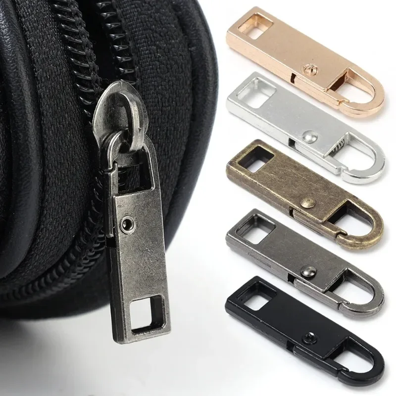 (10 Piezas De Oro) Tiradores De Cremallera De Metal Desmontables: Cremalleras Universales Para Ropa, Equipaje Y Bolsos.