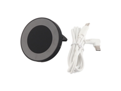 Base Para Cargador Magsafe 15w, Carga Inalámbrica Magnética Rápida Para Macbook Pro Y Iphone 12 13 14, Color Negro