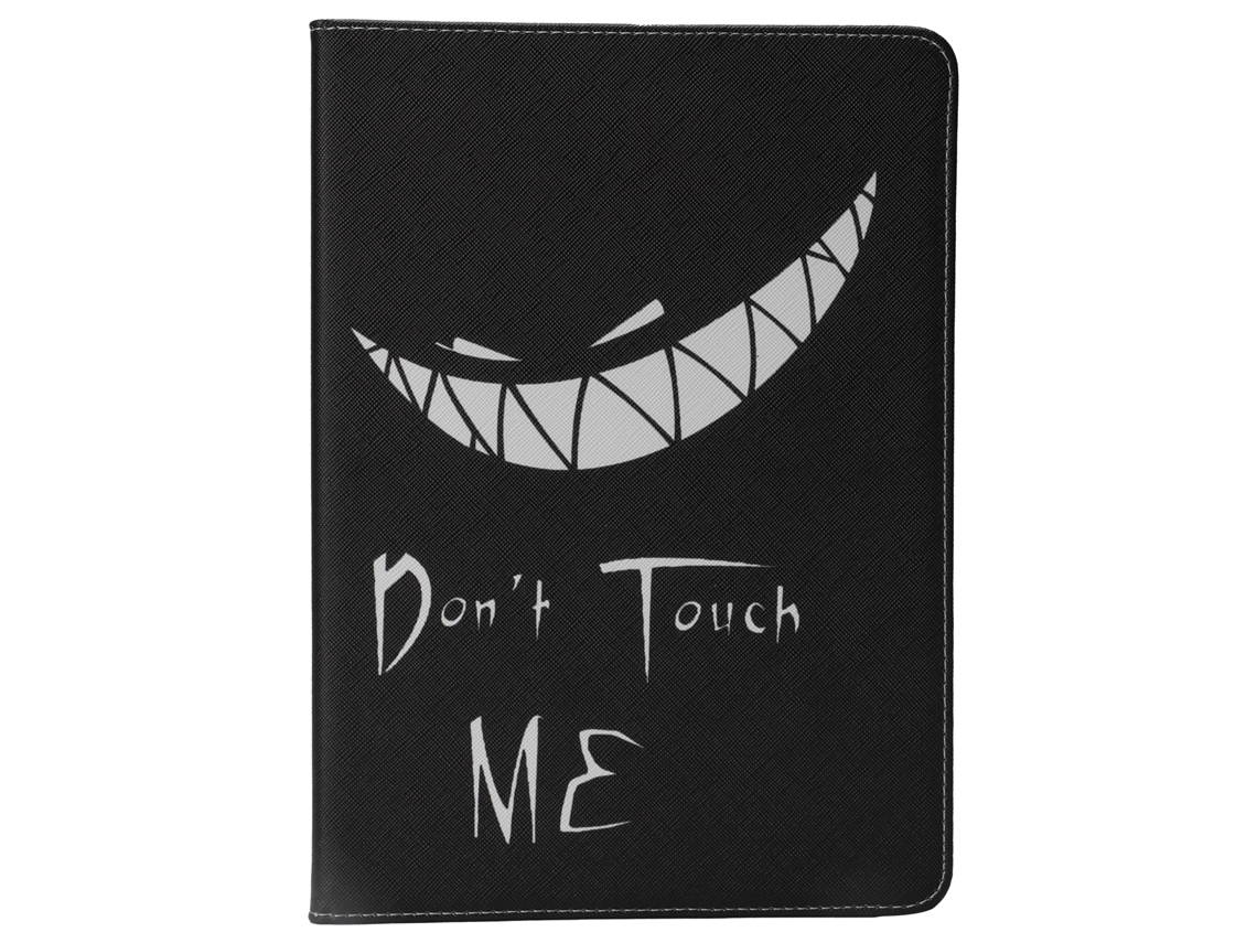 Capa em couro PU para tablet iOS 9.7 com proteção 360° e suporte antiderrapante universal.