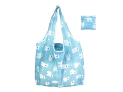 Bolsa de compras plegable de gran capacidad para supermercados, lavable, reutilizable, resistente al agua, para viajes, camping y más. GOKOCO