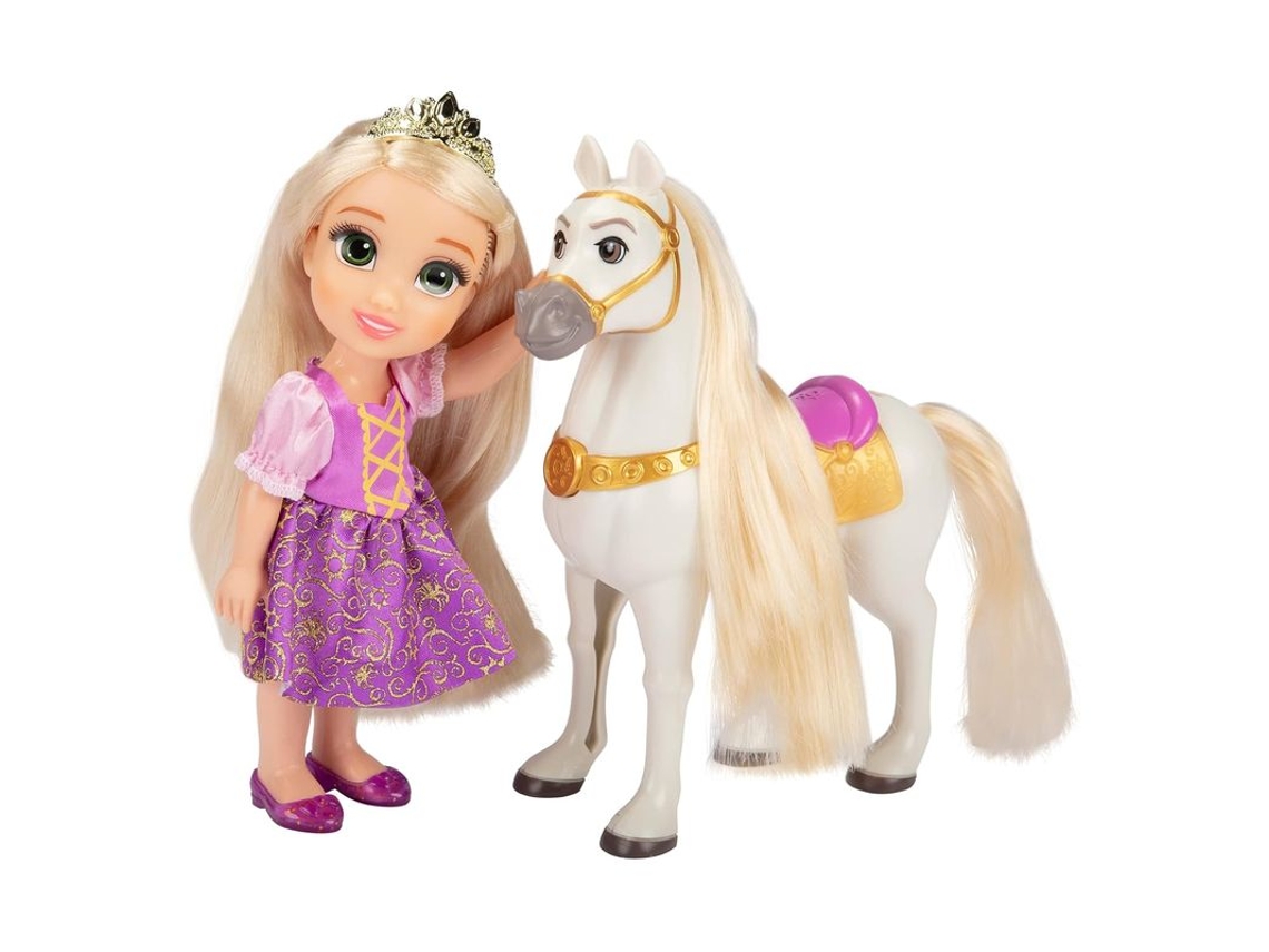 Conjunto de Princesas Disney Rapunzel y Maximus 15 cm 221584 I Jakks