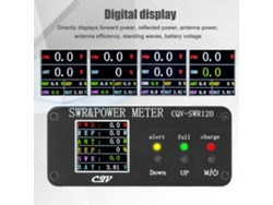 Medición De La Relación De Onda Estacionaria (roe) De 1,8 Mhz A 54 Mhz Con Pantalla Lcd Digital De 240x240, Medidor De Potencia De 0,5 A 120 W.