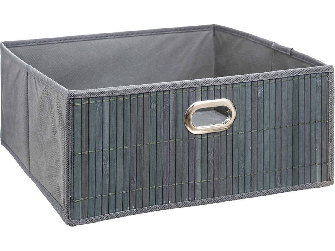 Cesta de Baño EDM Móvil Gris 31X31X13.5Cm
