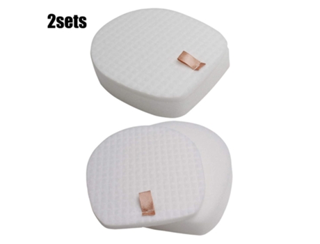 2 juegos de filtros de espuma y fieltro premotor para Shark Iz140,Iz142,Iz162H # 617Fj140 filtros de repuesto de piezas de limpieza del hogar