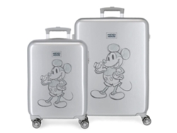 Conjunto de Maletas de Viaje MICKEY 100 s Gris (55/68cm - 34L / 70 L)