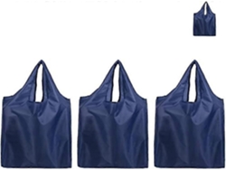 Bolsa de la compra reutilizable, ligera, plegable y lavable. GOKOCO (3 unidades)