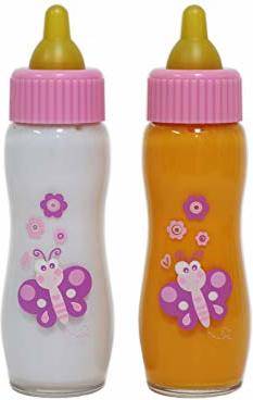 Jc Toys Accessories biberones para muñecos color rosa 81060 accesorio de disappearing magic bottles edad 5 años 6.65x2.1x2.1