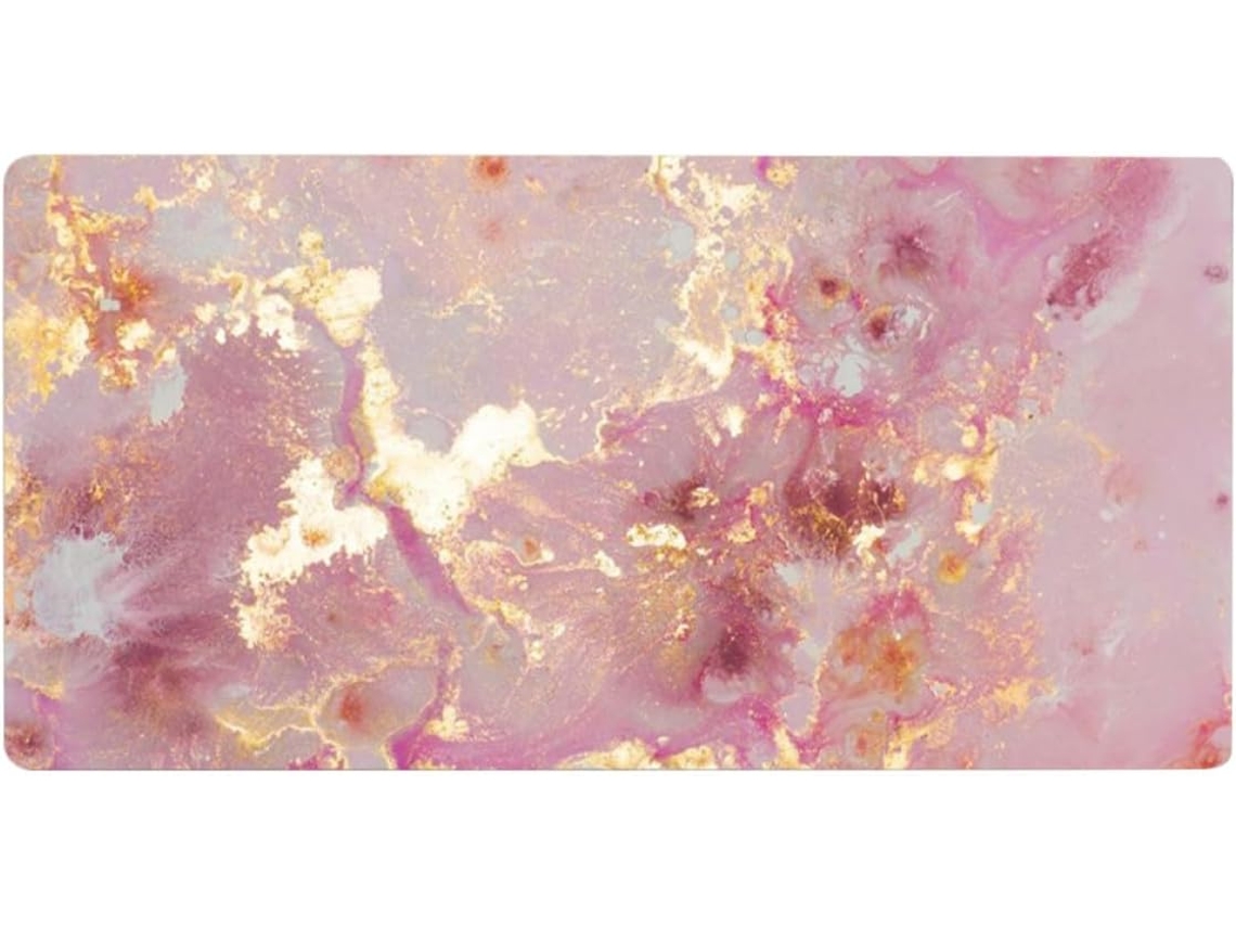 Besportble Alfombrilla De Escritorio Grande De Mármol Oro Rosa Stobaza Y Trabajo 80.00 X 40.00 X 0.30 Cm Pu...