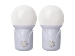 2 Uds Sensor De Luz Noturna-602 (Padrão Europeu Branco) JEIIBRZUI
