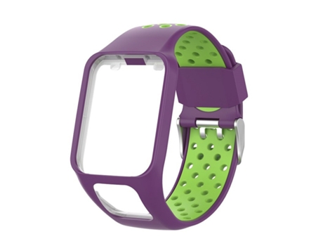 Reemplazo de correa de reloj de Silicona de color puro para TomTom Runner 2 / 3 Banda transpirable para Golfer2 Adventunrer Universal Sport Smart W...