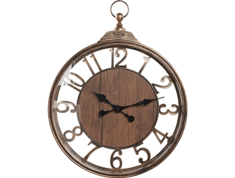 Reloj de pared marrón 52 cm BELIANI Alcoba
