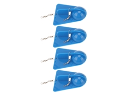2026rebe-4pcs Tabla De Buceo Para Pesca Azul Plástica Redonda Para Pesca En Barco Y Mar Profundo Herramienta De Pesca De Arrastre