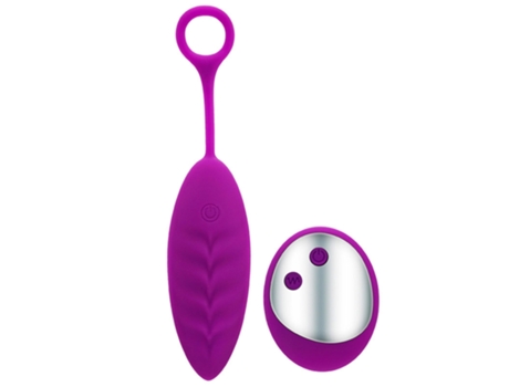 Vibrador de huevo de salto con control remoto con 10 modos de vibración para mujeres (púrpura) YIZHOOD