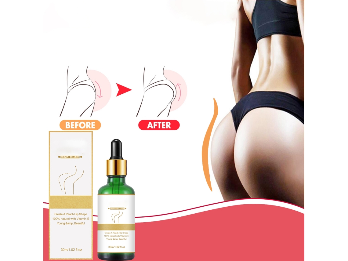 Aceite esencial para glúteos y nalgas: mejora la piel, reafirma y tonifica. 30 ml. Fórmula orgánica y segura.