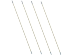 Cepillos De Plástico Blanco, Ligeros Y Duraderos, Juego De 4 Piezas Para La Limpieza De Paredes Interiores.