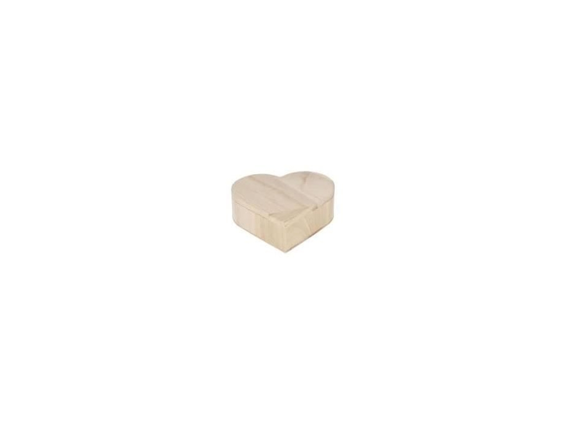 Artemio Caja de madera Corazón 14 x 15 x 5 cm - ARTEMIO - Decoración - Adulto - Mixta