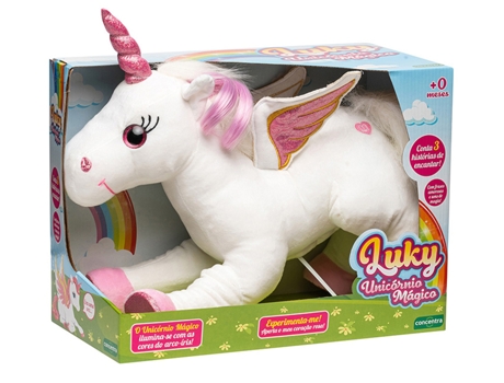 Peluche interactivo LUKY Unicórnio Mágico (Edad Minima: 4 años)