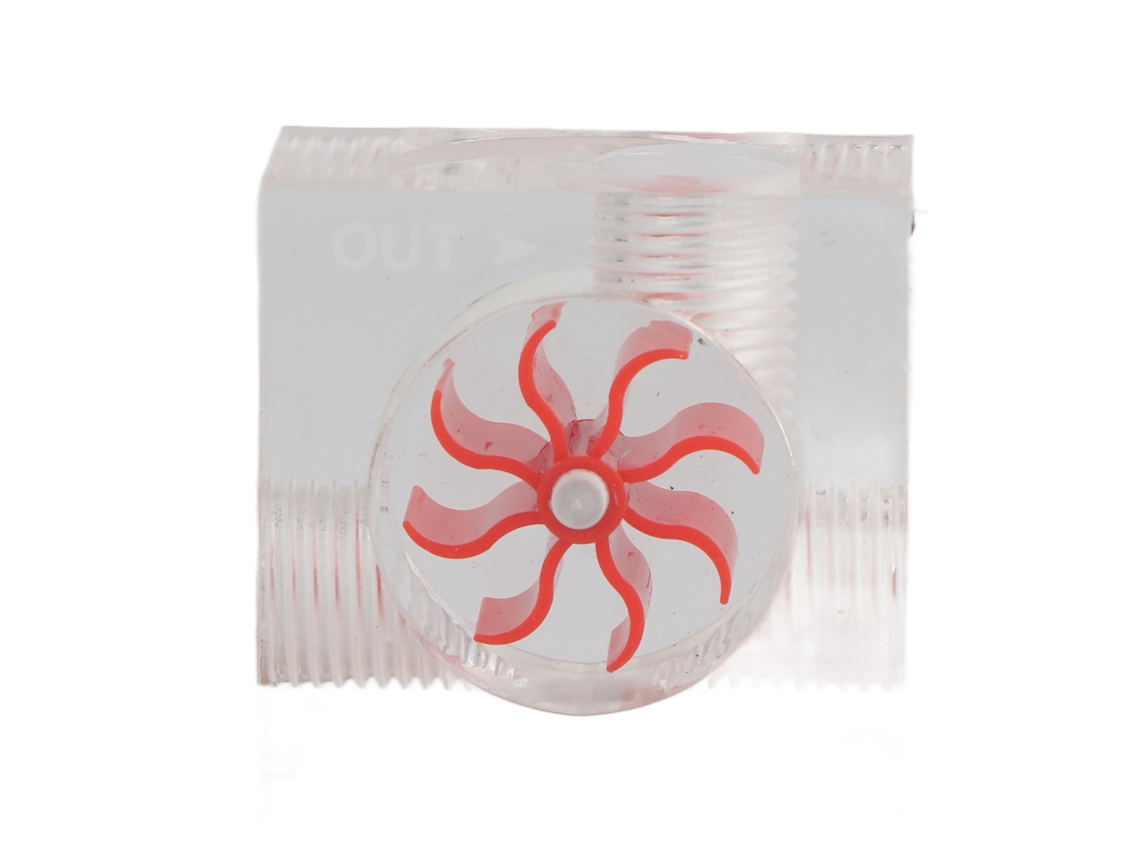 Indicador De Flujo De Refrigeración Por Agua Lsj Pm3 Rojo Con Rosca G1/4in, Accesorios Para Computadoras