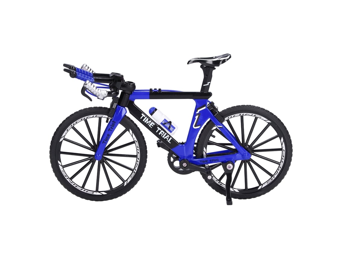 Modelo De Bicicleta De Montaña En Miniatura De Aleación Para Decoración De Mesa - Azul