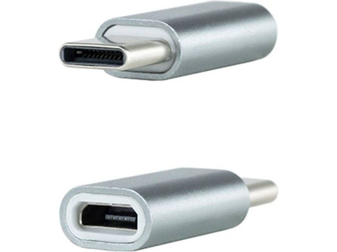 Cable NANOCABLE S0233450 (Micro USB - Gris)