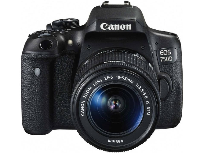 Kit Cámara Réflex CANON 750D + 18-55mm IS STM (24.2 MP - ISO: 100 a 12800)