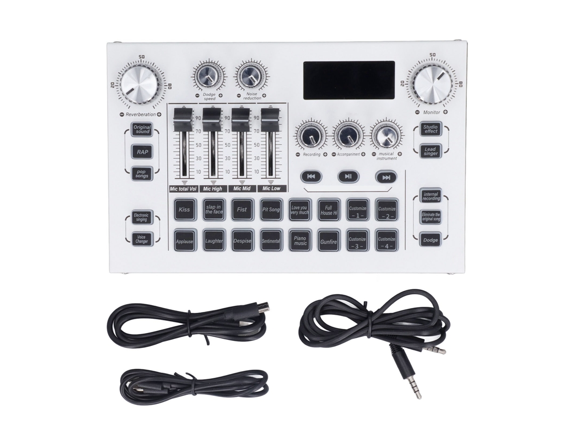 Controlador Todo En Uno Para Transmisión En Vivo, Mezcla De Audio, Sintonización Y Procesamiento De Audio Profesional