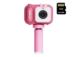 Cámara compacta SZSMART S11 en forma de conejo para niños hd 2.4 + 32G - rosa
