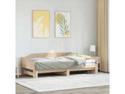 Sofá Cama Nido Madera Maciza De Pino 90x200 Cm