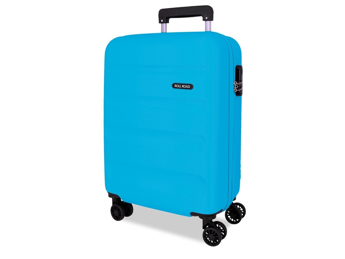 Maleta de Cabina ROLL ROAD Flex Azul Turquesa (38x55x20cm - 35L)
