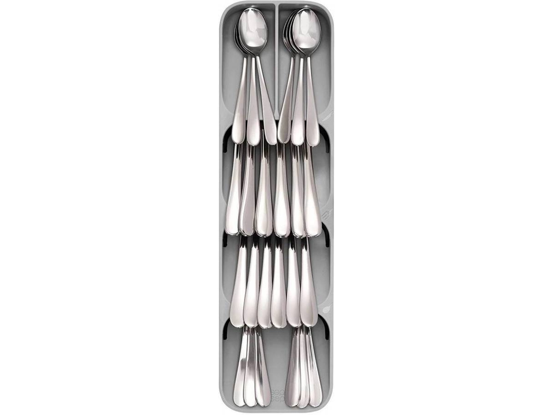 Organizador Compacto de Cubiertos Joseph Joseph Drawerstore Gris