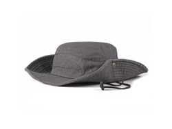Sombrero de sol Yuysan, 100% algodón, protección solar, plegable y transpirable, ala de 7 cm, talla única (56–58 cm).