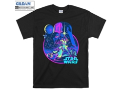 Camiseta Rockinstone Star Wars Bright Classic Neon（m）